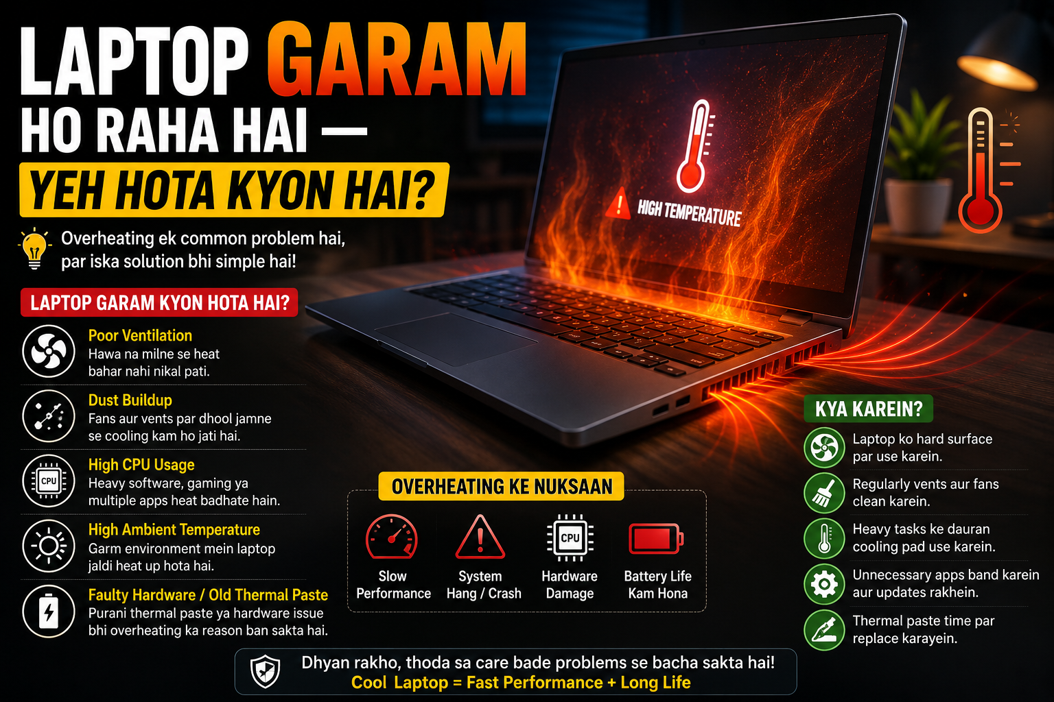Laptop Garam Ho Raha Hai? Amazing Ways to Fix Overheating Problems in 2026